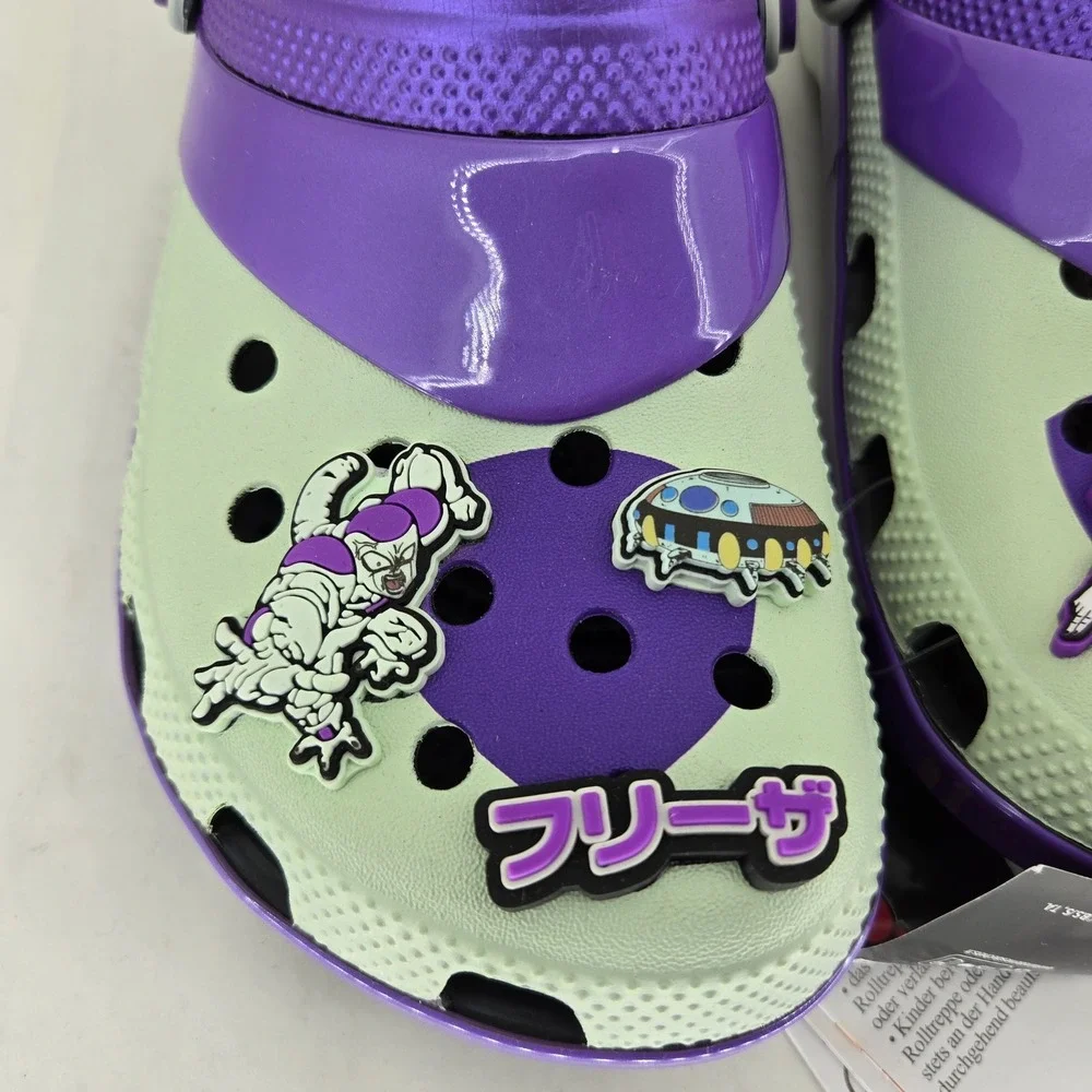 Crocs Dragon Ball Z Goku Frieza Classic Clog 2 Pair Kids J5 Mens 5 Womens 7